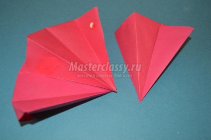 origami modular (hârtie roșie) origami modular