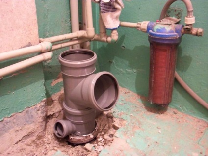 Instalarea de canalizare în baie cu mâinile lor (canalizare) Instalarea de canalizare în baie cu mâinile lor