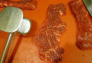 Carnea de vită în franceză de la (franceză carne de vită Etapa) Mânzat Orloff de vită