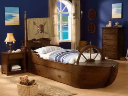Decorare camera copilului pentru o imagine a unui băiat (de finisare) Decorare camera copilului pentru un băiat fotografie