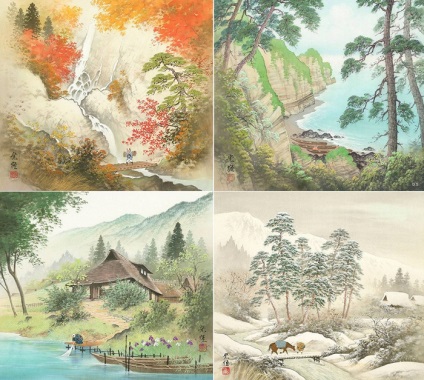 Stilul Natura Sanz (artist japonez Koukei Kojima) Stilul Natura Sanz
