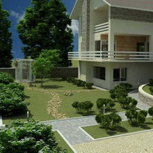 design de grădină și peisajului și grădină design și conceptul de foto (foto) proiectare grădină și peisagistică și design de grădină și conceptul de fotografii