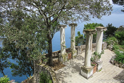 Istoricul de călătorie (insula Capri) povestiri de călătorie