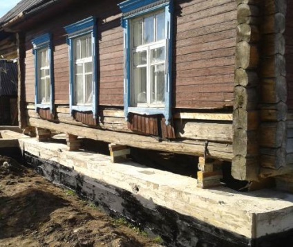 Reparare sos de fundație (reparații) Repararea Chituirea