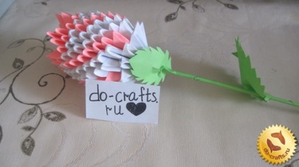 Rose origami asamblare modul de circuit pas cu instrucțiuni foto (asamblare) Rose modul origami pas diagrama de asamblare cu instrucțiuni pas cu fotografii