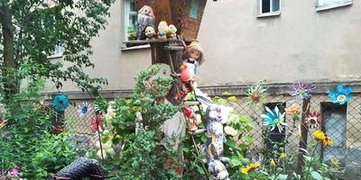 figurine de grădină la cabana lor de vară în grădină, cu propriile sale mâini, idei (mâini) figurine de grădină la cabana lor de vară în grădină cu mâinile propriile sale idei,