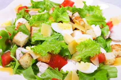 Salata Caesar - cele mai bune rețete (rețete) Salata Caesar - cele mai bune rețete