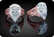 inele de logodna cu diamant Chic (nunta inel cu diamant bijuterie eco) Inele de logodna Chic