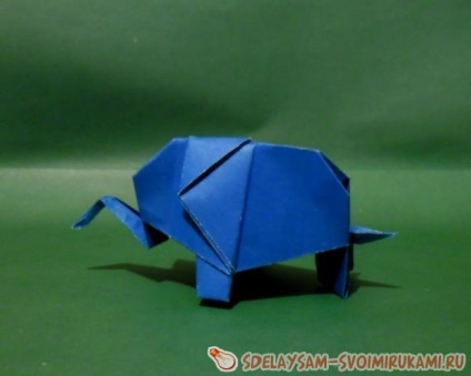 hârtie Elephant Origami (partea paralelă) hârtie de origami Elephant
