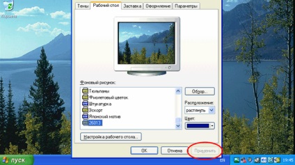Display Properties (ecran) proprietăți de afișare