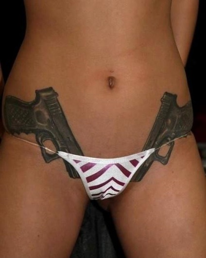 arma Tattoo - o decizie foarte îndrăzneață (tatuaj) arma Tattoo - o decizie foarte îndrăzneață