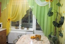 Tulle bucatarie Photo scurt drapaje, cum să coase și atârnă draperii frumos, design-grilă și cum (bucătăria) Tulle bucatarie Photo scurt drapaje, cum să coase și atârnă draperii frumos, design-grilă și cum