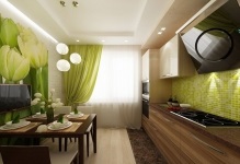 Tulle bucatarie Photo scurt drapaje, cum să coase și atârnă draperii frumos, design-grilă și modul în care (tul) Tulle bucatarie Photo scurt drapaje, cum să coase și atârnă draperii frumos, design-grilă și cum