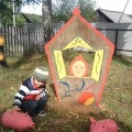 porțiune de decorare din lemn „și girafa Ladybird“ (prescolarii) secțiunea de decorare din lemn „vacă și girafa“