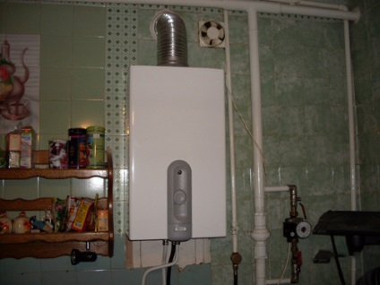 Instalarea coloanei de gaz cu mâinile (foto) (gaz) Instalarea coloanei de gaz cu mâinile (foto)