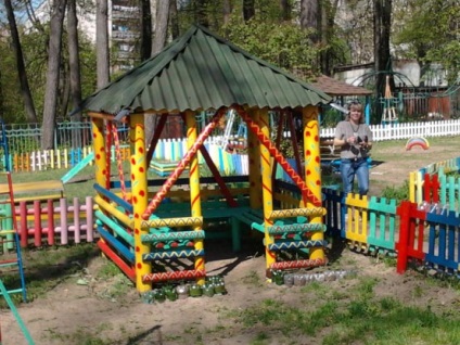 Varianta de realizare pergole decor creativ, mobilier de grădină (foișor) Varianta de realizare decor creativ pergole, chioșc