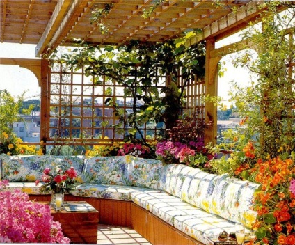 Varianta de realizare pergole decor creativ, mobilier de grădină (foișor) Varianta de realizare decor creativ pergole, chioșc