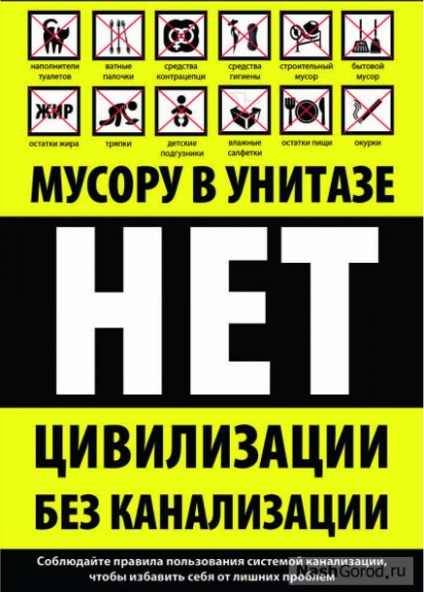 Blocajele în canalizare sau nu poate arunca în WC (canalizare) Blocajele în canalizare sau nu poate arunca în toaletă