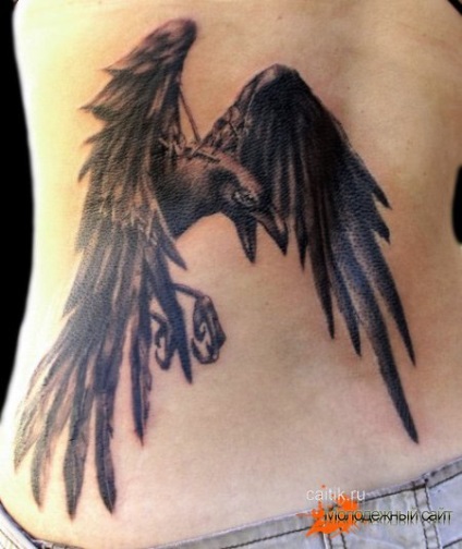 Înțeles tatuaj Raven - poze tatuaje (poze tatuaj Raven valoare tatuaj) Semnificație corb tatuaj - poze tatuaj
