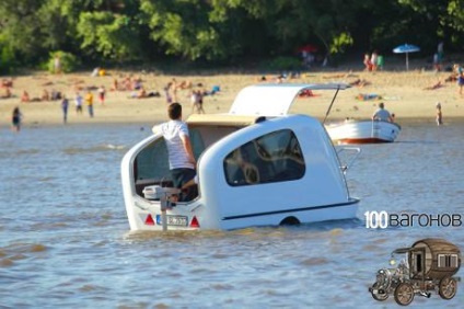 100 de vagoane plutitoare trailer Camper (camper) 100 de vagoane plutitoare remorcă rulotă