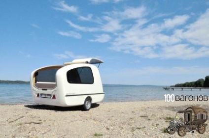 100 de vagoane plutitoare trailer Camper (camper) 100 de vagoane plutitoare remorcă rulotă
