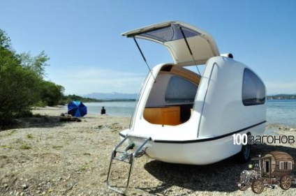100 de vagoane plutitoare trailer Camper (camper) 100 de vagoane plutitoare remorcă rulotă