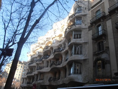 Barcelona în ianuarie (duminică după ore) Barcelona în ianuarie