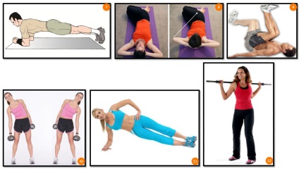 exerciții de bază pentru setul de greutate (greutate) exerciții de bază pentru setul de greutate