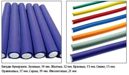 Bigudiuri pentru păr lung (păr) Bigudiuri pentru parul lung