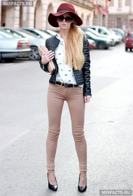 Burgundia - culoare la modă în haine (foto) (de culoare visiniu în haine) Burgundia - culoare la modă în haine (foto)