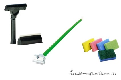 Peretele rezervor curat (pește acvariu) Curat peretele rezervorului