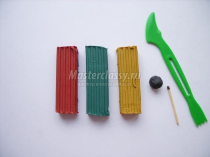 Copii meserii din plastilină (Crafts din crocodil lut) Copii meserii din plastilină
