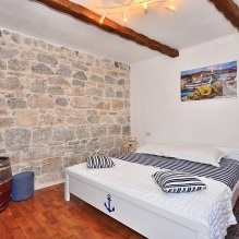 Design interior dormitor într-o temă nautice (mare) Design interior dormitor într-un stil marin