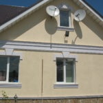 Proiectare tencuiala fatada unei case private - 48 fotografii (fațadă) Proiectare tencuiala fatada unei case private - 48 fotografii
