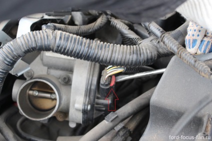 Clapetei de accelerație Ford Focus 2, Ford Focus ventilator (senzor de poziție a clapetei de accelerație) Clapetei de accelerație Ford Focus 2, Ford Focus ventilator