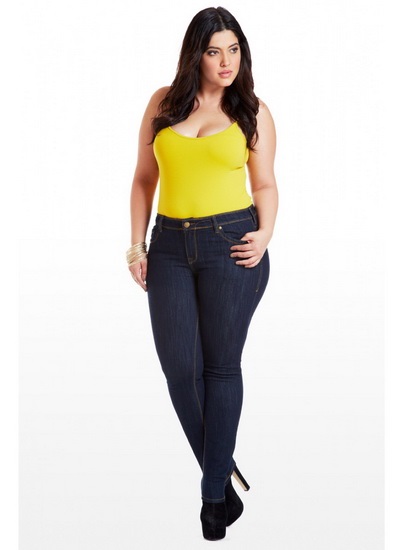 Jeans pentru complete, 40 imagini (complet) Jeans pentru obezi, 40 de fotografii