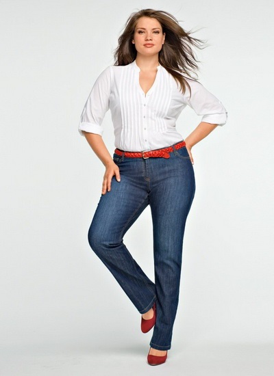 Jeans pentru plin, 40 imagini (fotografii) Jeans pentru obezi, 40 de fotografii