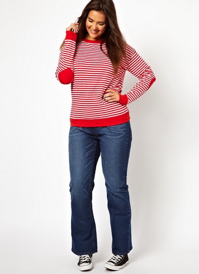 Jeans pentru full, 40 imagini (blugi) Jeans pentru obezi, 40 de fotografii