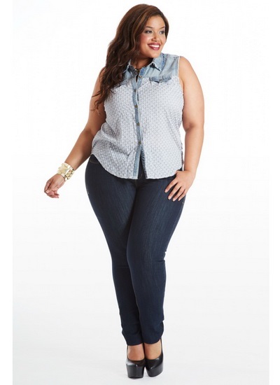 Jeans pentru full, 40 imagini (blugi) Jeans pentru obezi, 40 de fotografii