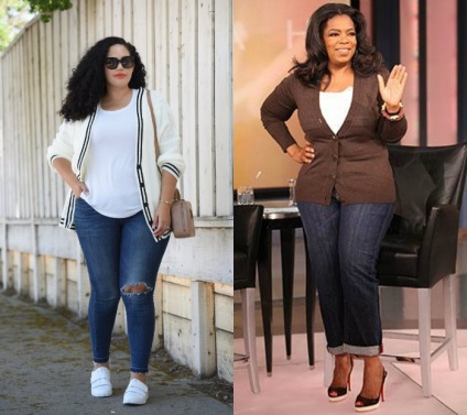 Jeans pentru complet modul de a alege ce sa poarte, moda pentru frumusețile complete (uzura) Jeans pentru complet modul de a alege ce sa poarte, moda pentru frumusetile complete