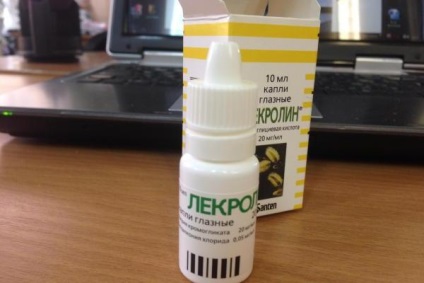 Eficacitatea lekrolin eyedrops