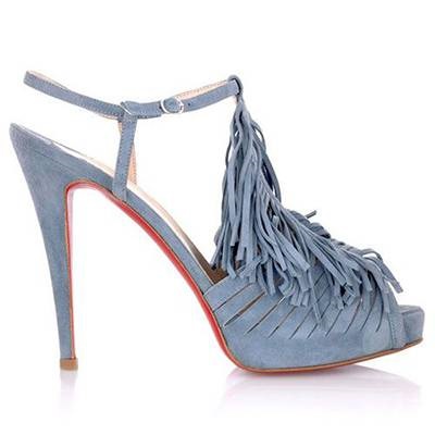 Elegant pantofi albastru va completa imaginea perfectă (purta o rochie albă) Elegant pantofi albastru va completa imaginea perfectă