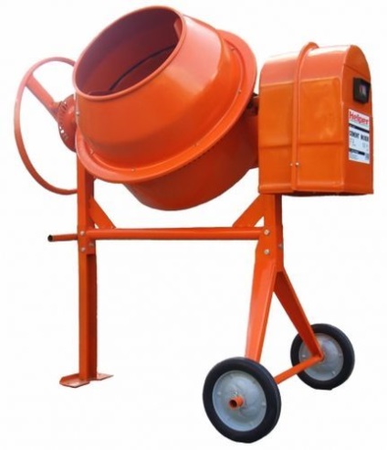 ciment electric de circuit cu motor mixer, o fotografie (zidărie de cărămidă de beton) ciment electric de circuit cu motor mixer, fotografii