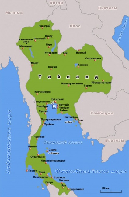 În cazul în care este Thailanda pe harta lumii (Map) În cazul în care este Thailanda pe harta lumii