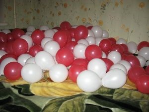 Garland de bile (sfere) Girlande din baloane