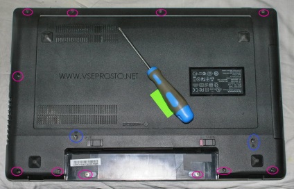 laptop încălzit (z580 Lenovo IdeaPad) laptop încălzit