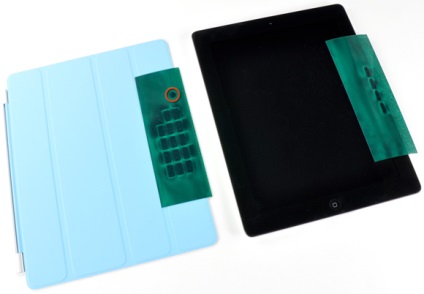 IFixit uitat capacul interior inteligent (iPad inteligent Cover) IFixit uitat în interiorul capacului inteligent