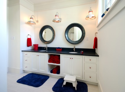 Interiorul în stil maritim, de lux și confort (mare) Interiorul în stil maritim, de lux și confort