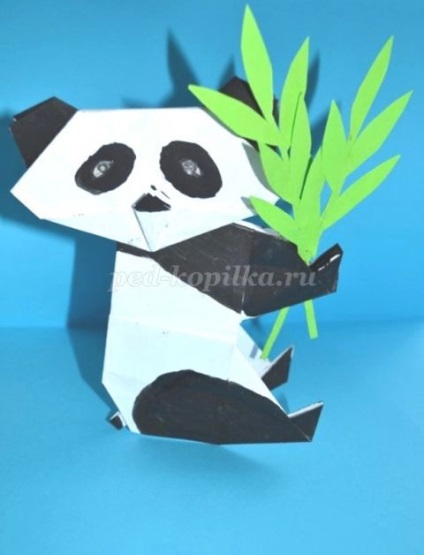 panda Metoda de producție Origami (panda) Metoda de fabricație panda origami