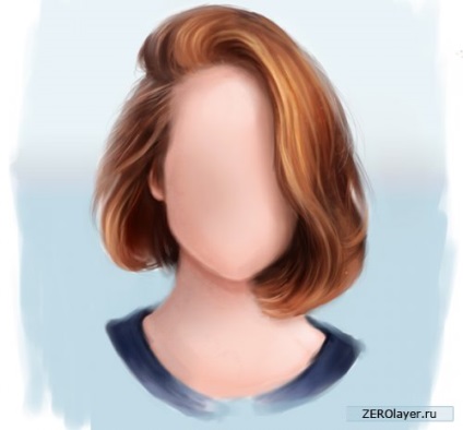 Cum să atragă păr realist în Photoshop (modul) Cum să atragă păr realist în Photoshop